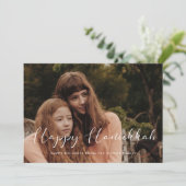 書エレガント道ハッピーハヌカー写真 シーズンカード (スタンド正面)