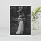 書エレガント道ハッピーバレンタインのホリデーフォト シーズンカード (スタンド正面)