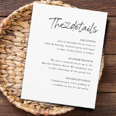 書エレガント道ハート結婚の詳細 エンクロージャーカード