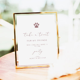 書エレガント道バラ金ゴールドペットのパティーの好意 ポスター