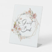 書エレガント道フローラゲストブック 台座サイン (正面)