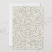 書エレガント道フローラ結婚の 招待状 (裏面)