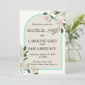 書エレガント道モノグラ結婚ム 招待状 (スタンド正面)