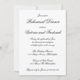 書エレガント道リハフォーマルーサルディナー 招待状