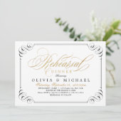 書エレガント道リハーサルのディナー 招待状 (スタンド正面)