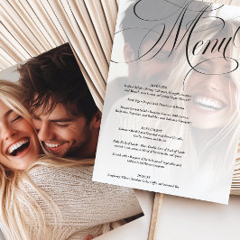 書エレガント道写真のメ結婚ニュー・カード 招待状