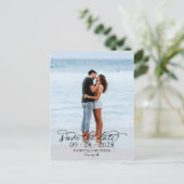 書エレガント道写真の日付の保存 ポストカード (スタンド正面)