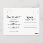 書エレガント道写真の日付の保存 ポストカード (裏面)