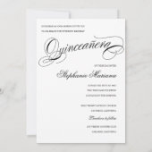 書エレガント道写真キンセアニラ 招待状 (裏面)