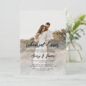 書エレガント道写真リハーサルディナー 招待状 (スタンド正面)