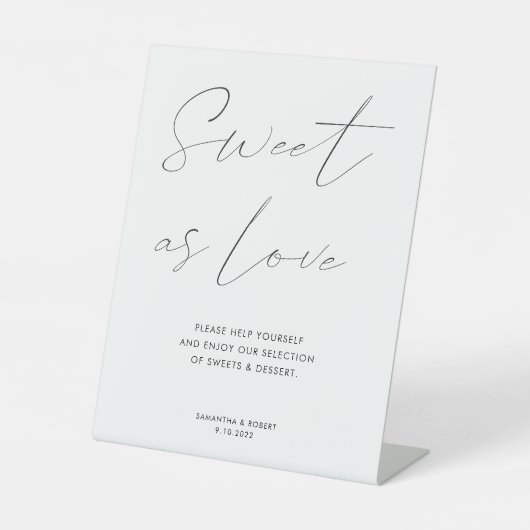 書エレガント道台本デザートステーションズ結婚ーズ 台座サイン (正面)