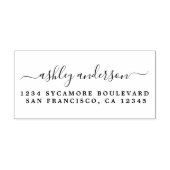 書エレガント道名差出人住所 セルフインキングスタンプ (デザイン)