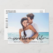 書エレガント道救写真日時 ポストカード (正面/裏面)