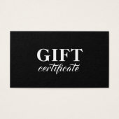 書エレガント道景品証書 (正面)