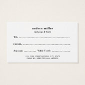 書エレガント道景品証書 (裏面)