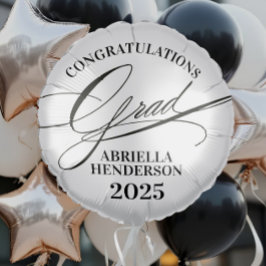 書エレガント道祝い卒業 バルーン