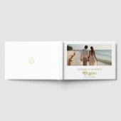 書エレガント道結婚の写真 ゲストブック (全面)