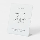 書エレガント道結婚の花びらトスが飛び散る 台座サイン (正面)