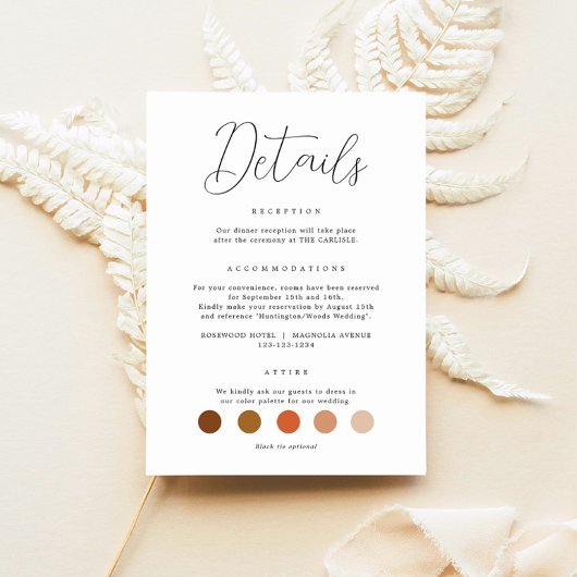 書エレガント道結婚詳細 エンクロージャーカード