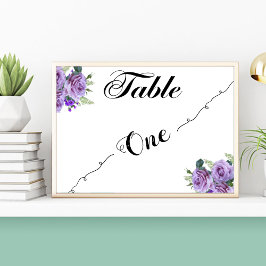 書エレガント道表1表番号 テーブルナンバー