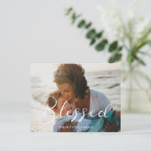 書エレガント道賛美写真 ポストカード (スタンド正面)