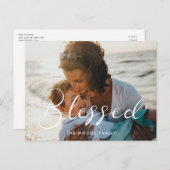 書エレガント道賛美写真 ポストカード (正面/裏面)