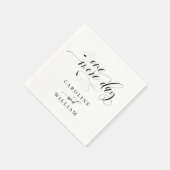 書エレガント道1日追加リハーサルディナー スタンダードカクテルナプキン (角)