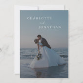 書エレガント道2写真結婚の セーブザデート (裏面)