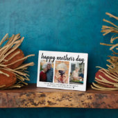 書エレガント道3写真母の日おばあちゃん フォトプラーク (側面)