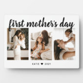 書エレガント道3写真母の日の形見 フォトプラーク (正面)