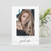 書エレガント道4写真卒業 招待状 (スタンド正面)