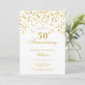 書エレガント道50結婚周年 招待状 (スタンド正面)