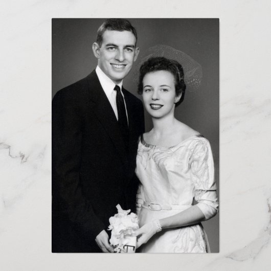 書エレガント道75thダイヤモンド記念日パーティー 箔招待状 (裏面)