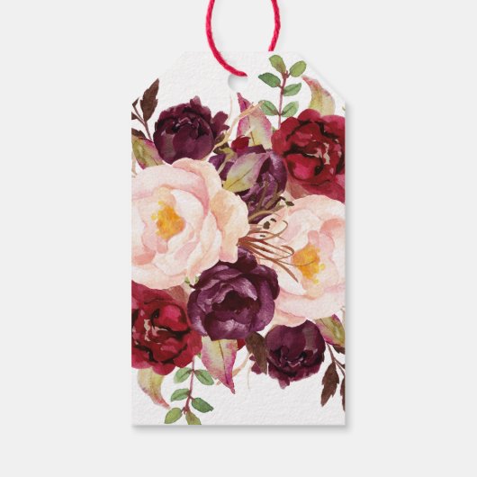 書エレガント道 |フローラバッキングラブ感謝してい& ギフトタグ (裏面)