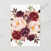 書エレガント道 |暗いフローラの願い エンクロージャーカード (裏面)