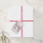 書エレガント道 |色あせたフローラありがとうございました ギフトタグ (より糸付き)