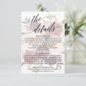 書エレガント道 |色あせたフローラ詳細カード エンクロージャーカード (スタンド正面)