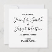 書エレガント道Coral Florida日付を保存 セーブザデート (裏面)