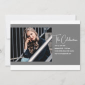 書カジュアル名Graduate Photo招待状 招待状 (裏面)