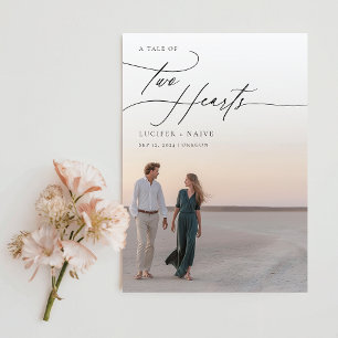 書カジュアル道予算の写真結婚の 招待状