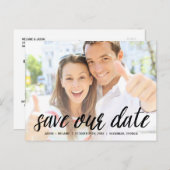 書カジュアル道 | 写真の保存日付 案内ポストカード (正面/裏面)