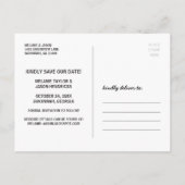 書カジュアル道 | 写真の保存日付 案内ポストカード (裏面)