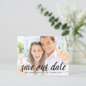 書カジュアル道 | 写真の保存日付 案内ポストカード (スタンド正面)