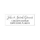 書カスタム道アドレスのラバー結婚スタンプ ラバースタンプ (インプリント)