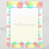 書カラフル用紙に気泡が並ぶ (裏面)