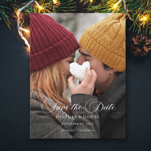 書クラシック道写真結婚式の日付を保存 セーブザデート