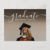 書クラシック道卒業写真 案内ポストカード (正面)