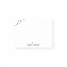 書シンプルのモダン黒文字注記