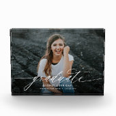 書シンプル道の台本卒業 フォトブロック (正面)