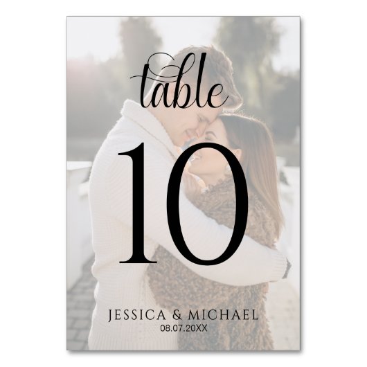 書シンプル道オーバーレイ写真の保存日付 テーブルナンバー (正面)